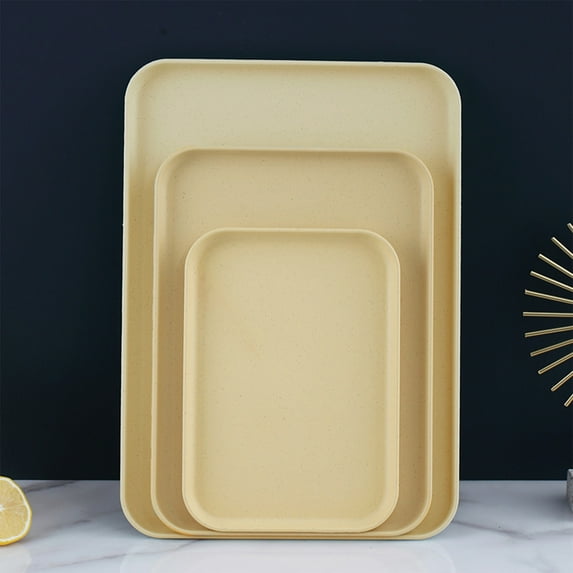 Tray, Serving Tray with Handle, Durable Non-Slip Surface for Easy Carrying, Ideal for Home Parties and Daily Use, Adults