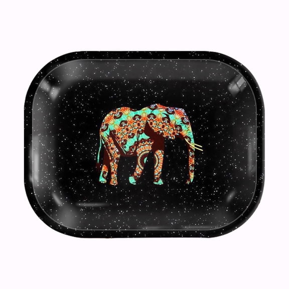 Rolling Tray Space Elephant 5.5 x 7" Tobacco Smoke Accessories - Tray God