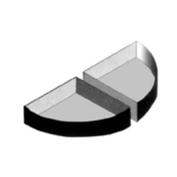 Tray for 6.5 ft. Half Round Tree - Black