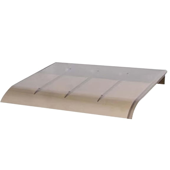 Trayknick 15.75" x 13.77" Gray Stationary Door Awning, Durable