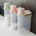 thumbnail image 1 of Trayknick 3L Airtight Rice Container with Measuring Cup - Clear Portable Food Storage Box, 1 of 7