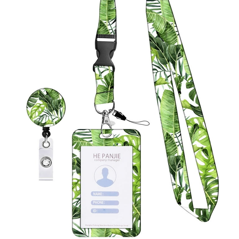 Trayknick Badge Holder with Lanyard Cute Badge Holder Sure Here's A Product  Title for Listing Badge Holder with Retractable Reel Clip Lanyard Id Card