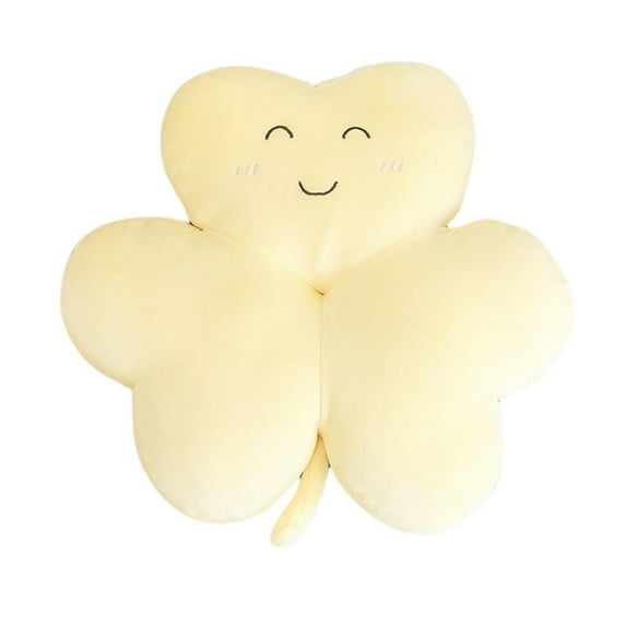 Trayknick Clover Shape Throw Pillow - Highly Elastic, Non-shedding, and Colorfast Living Room Decor