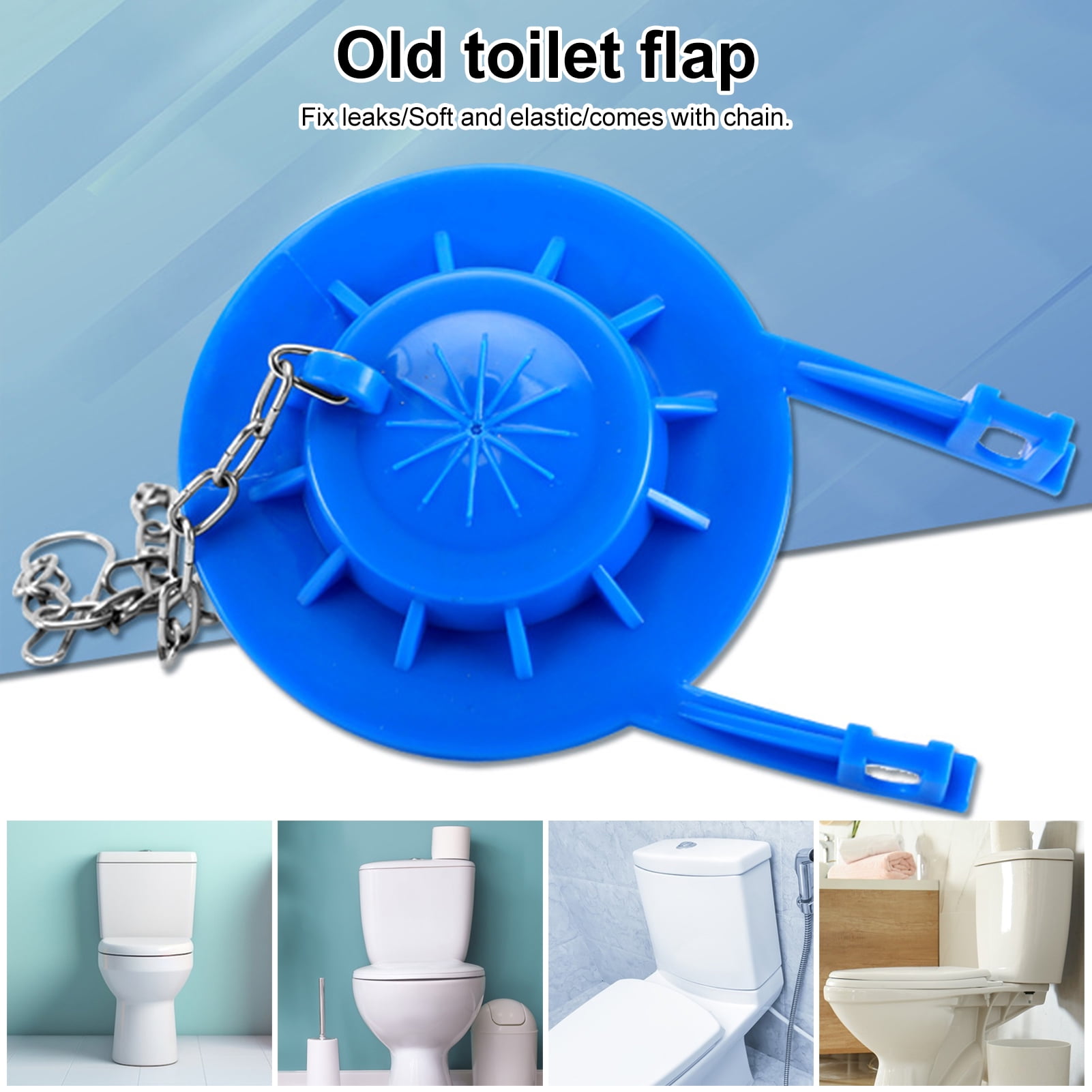 Trayknick DIY Toilet Tank Cover Installation Water-Saving Rubber