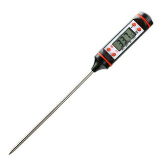 Mainstays Digital Pen Thermometer, LCD Screen, Stainless Steel Probe, Food  Cooking Thermometer