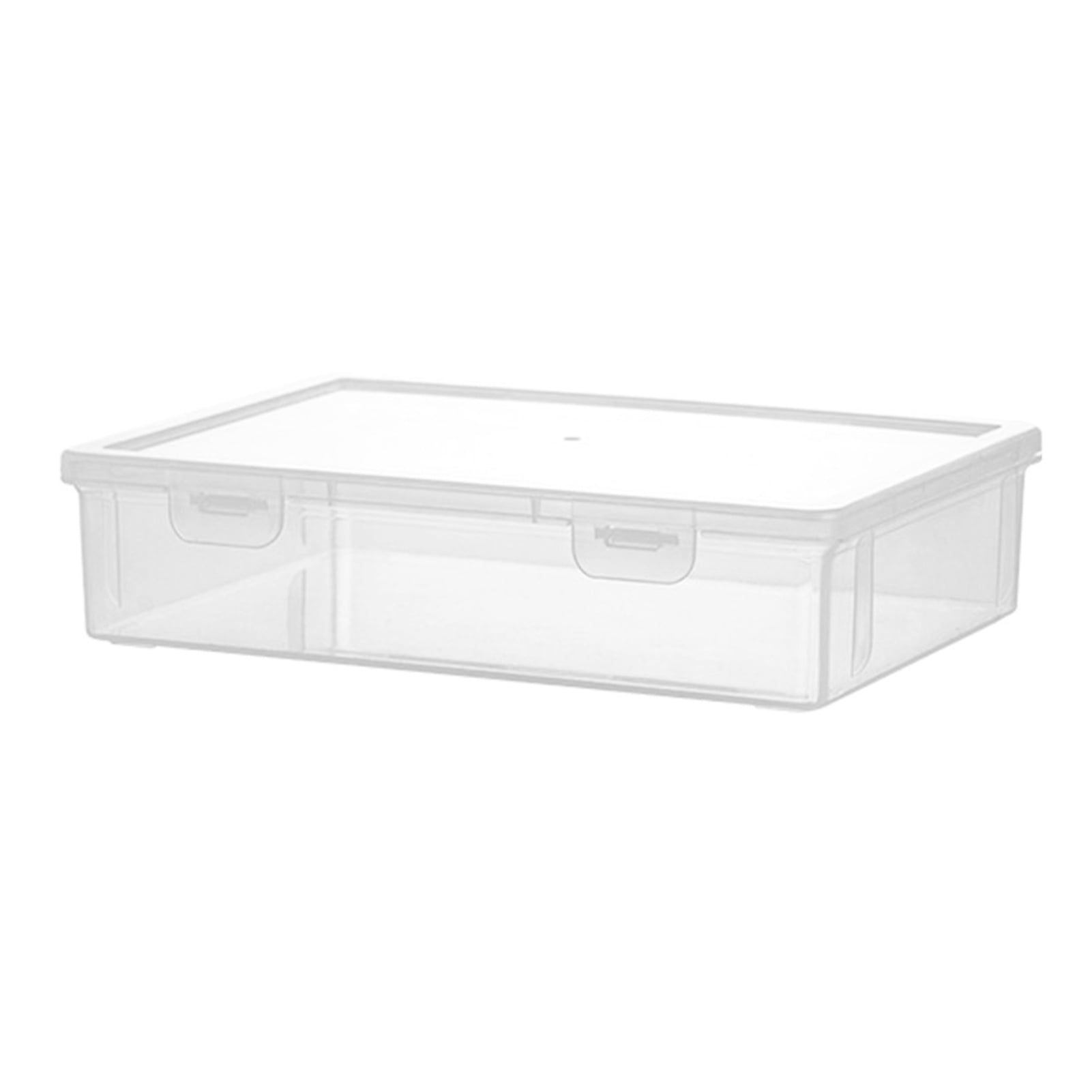 Trayknick File Storage Box with Lid File Storage Container Multifunctional Dustproof Document