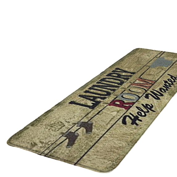 Trayknick Laundry Room Floor Water Absorbent Laundry Room Floor Mat Non-slip Stain Resistant Rug for Washer Dryer Area Durable Anti-slip Rug with for Treadmill