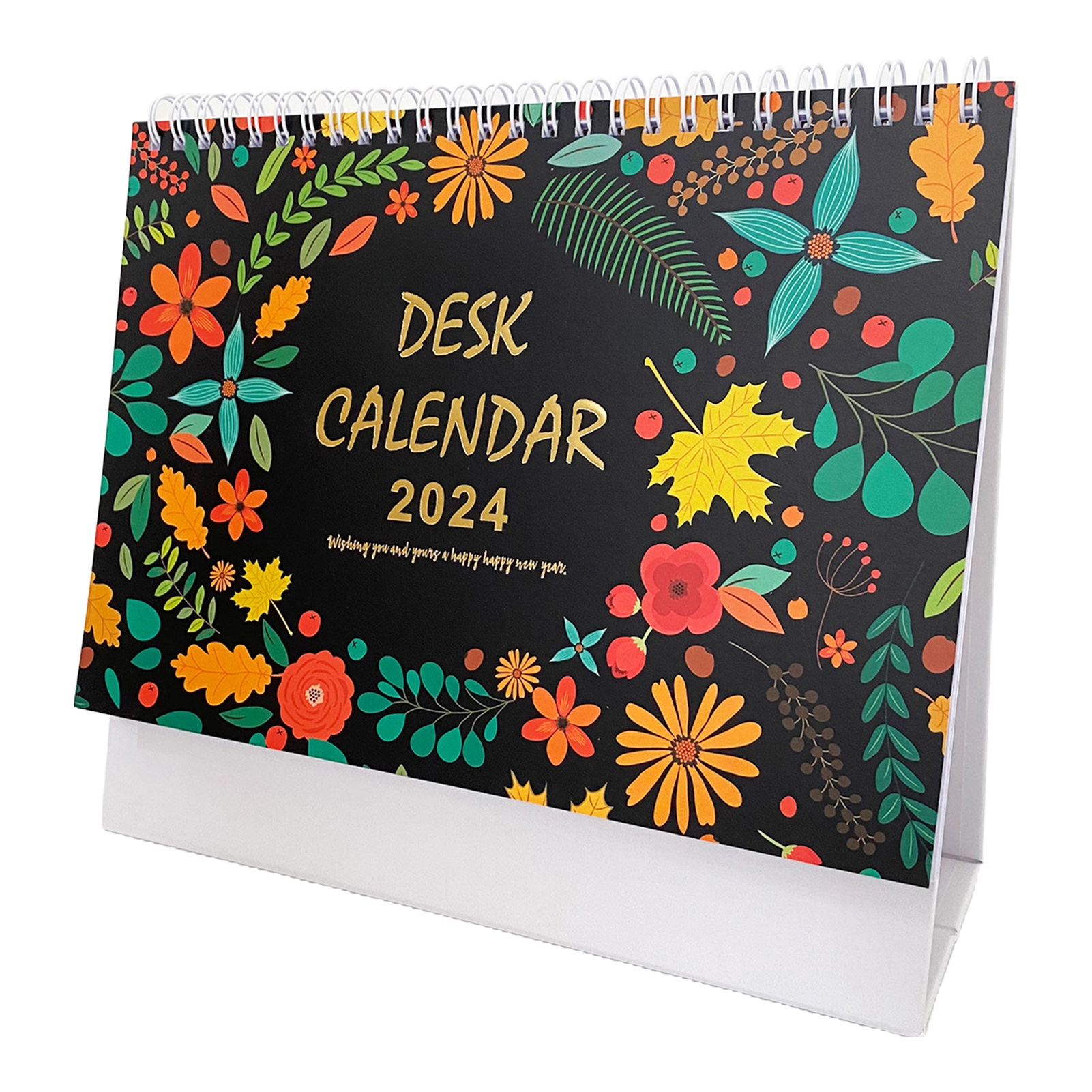 Trayknick Paper Desk Calendar English Desk Calendar 2024 Simple Style ...