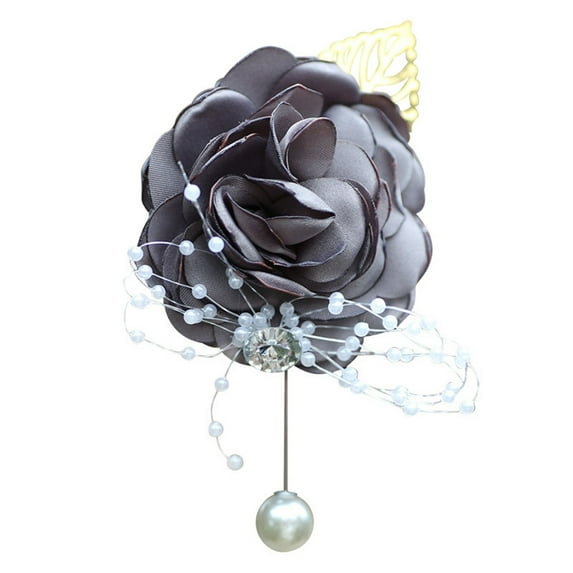 Trayknick Realistic Wedding Corsage Wrist Flower Corsage Rose Wrist Corsage Boutonniere Elegant Wedding Flower Accessories