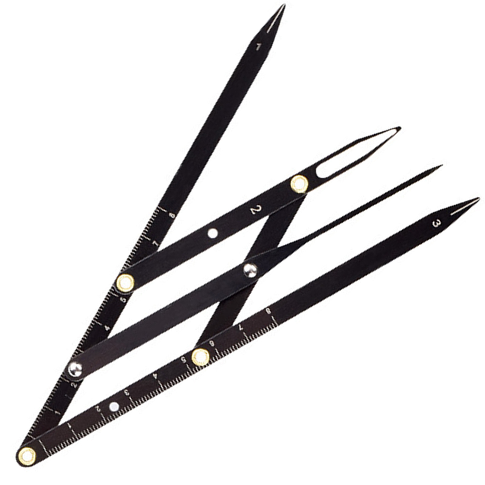 Trayknick Reusable Eyebrow Ruler Washable Stainless Steel Eyebrow Ruler ...