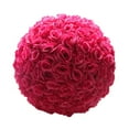 thumbnail image 1 of Trayknick Rose Flower Balls Romantic Realistic Rose Blossoms Plastic Rose Artificial Flowers Balls for Party, 1 of 8