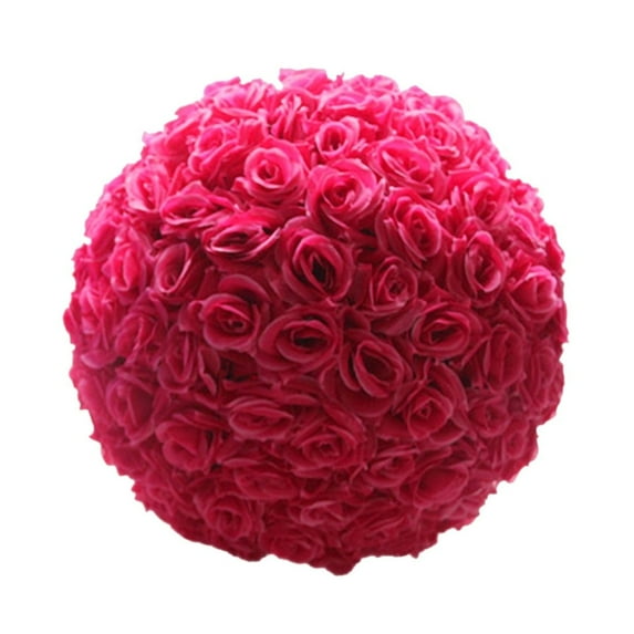 Trayknick Rose Flower Balls Romantic Realistic Rose Blossoms Plastic Rose Artificial Flowers Balls for Party