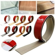 Trayknick Self-Adhesive Door Seal Strip - Floor Transition Strip, Simple Installation Easy Cut PVC Edge Guard for Seamless Floor Corner Cover