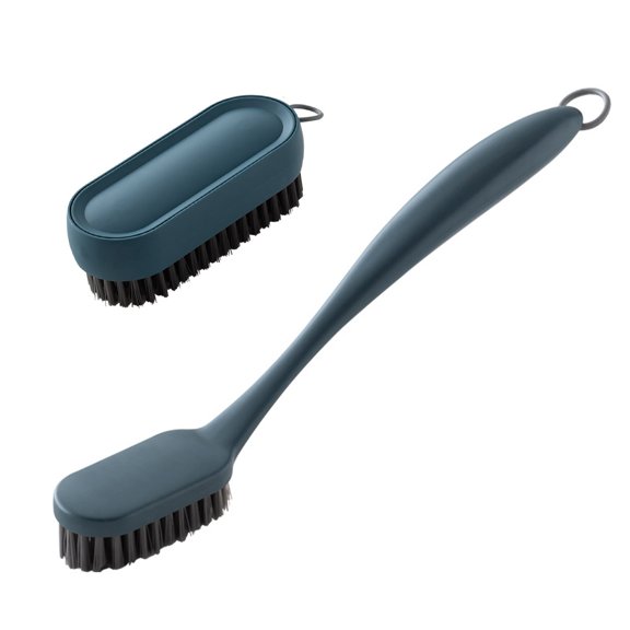 Trayknick Shoe Clothing Brush Washing Brush 1 Set Cleaning Brush for Effective Stain Removal Comfortable Handle Shoe Clothes Scrubbing Brush for Home