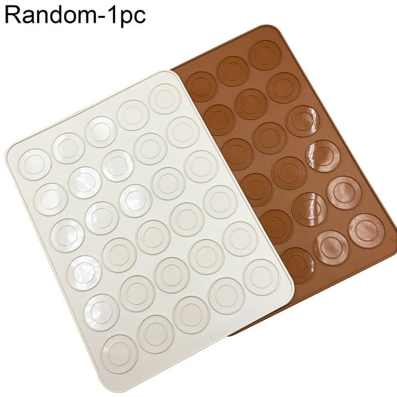 Trayknick Silicone Baking Mat 30 Round Cavity Macaron Biscuits DIY Mold Kitchen Tools