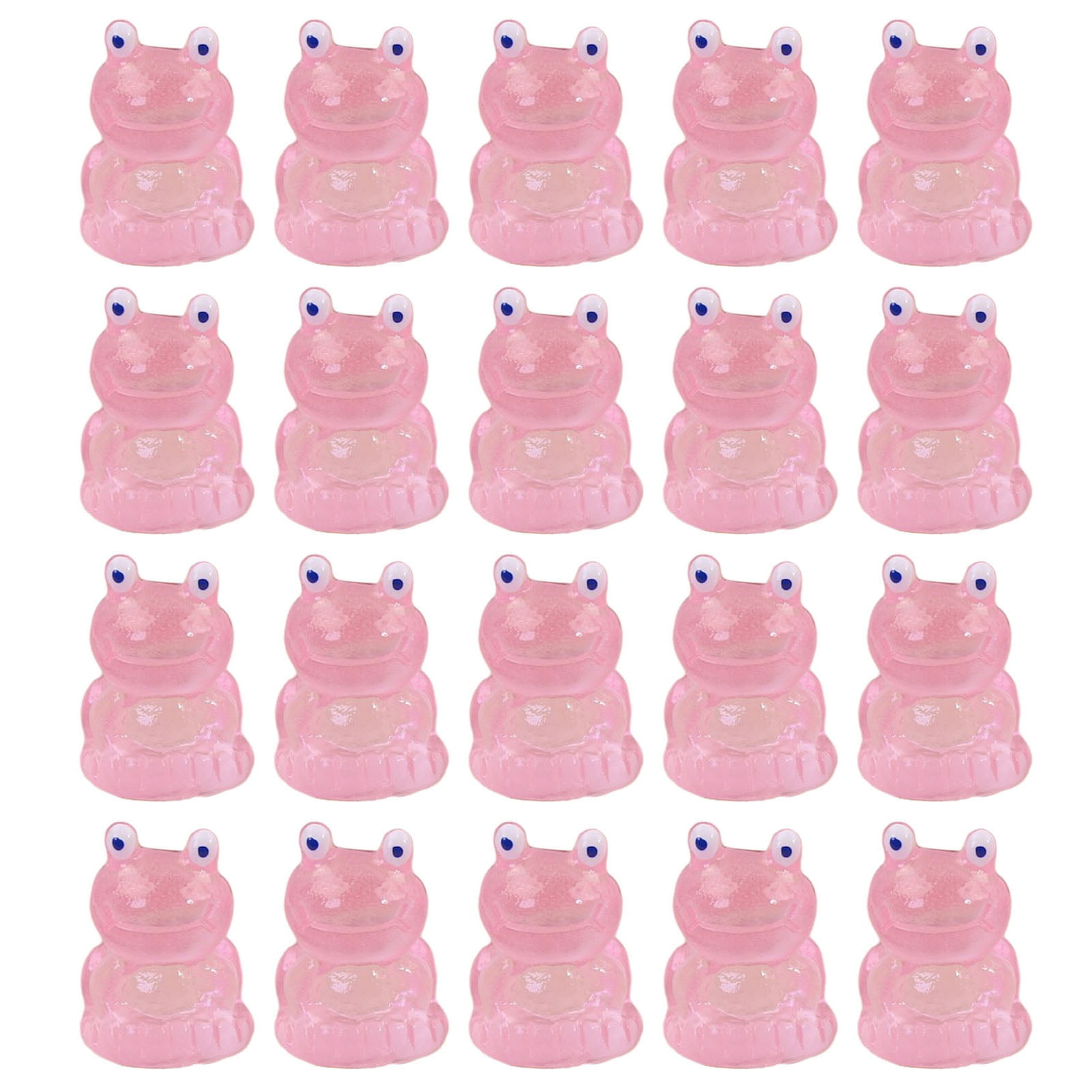 Trayknick Small Frog Figurine Frog Figurine Set 20pcs Little Frog Resin ...