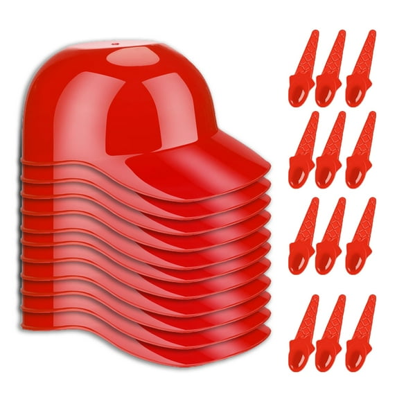 Trayknick Sports Party Ice Cream Bowl Baseball Hat Ice Cream Bowl Set 12pcs