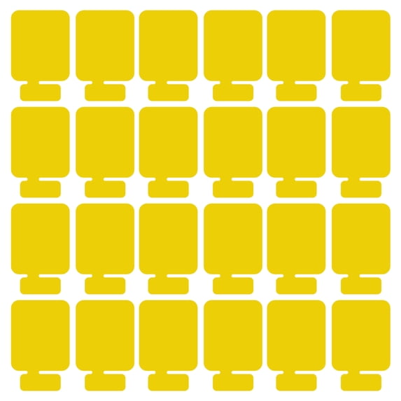 Trayknick Sticky Cards for Trapping Mosquitoes 24pcs Mosquito Sticky Card Fly Trap Refill Kit Safe Effective Yellow Patch Cards for Flying Insects for Flies