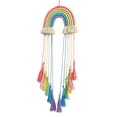 thumbnail image 1 of Trayknick Vibrant Rainbow Decor for Kids Room Boho Rainbow Macrame Wall Hanging with Tassels Hand Woven Clip Holder for Home Decoration Colorful for Kids, 1 of 8
