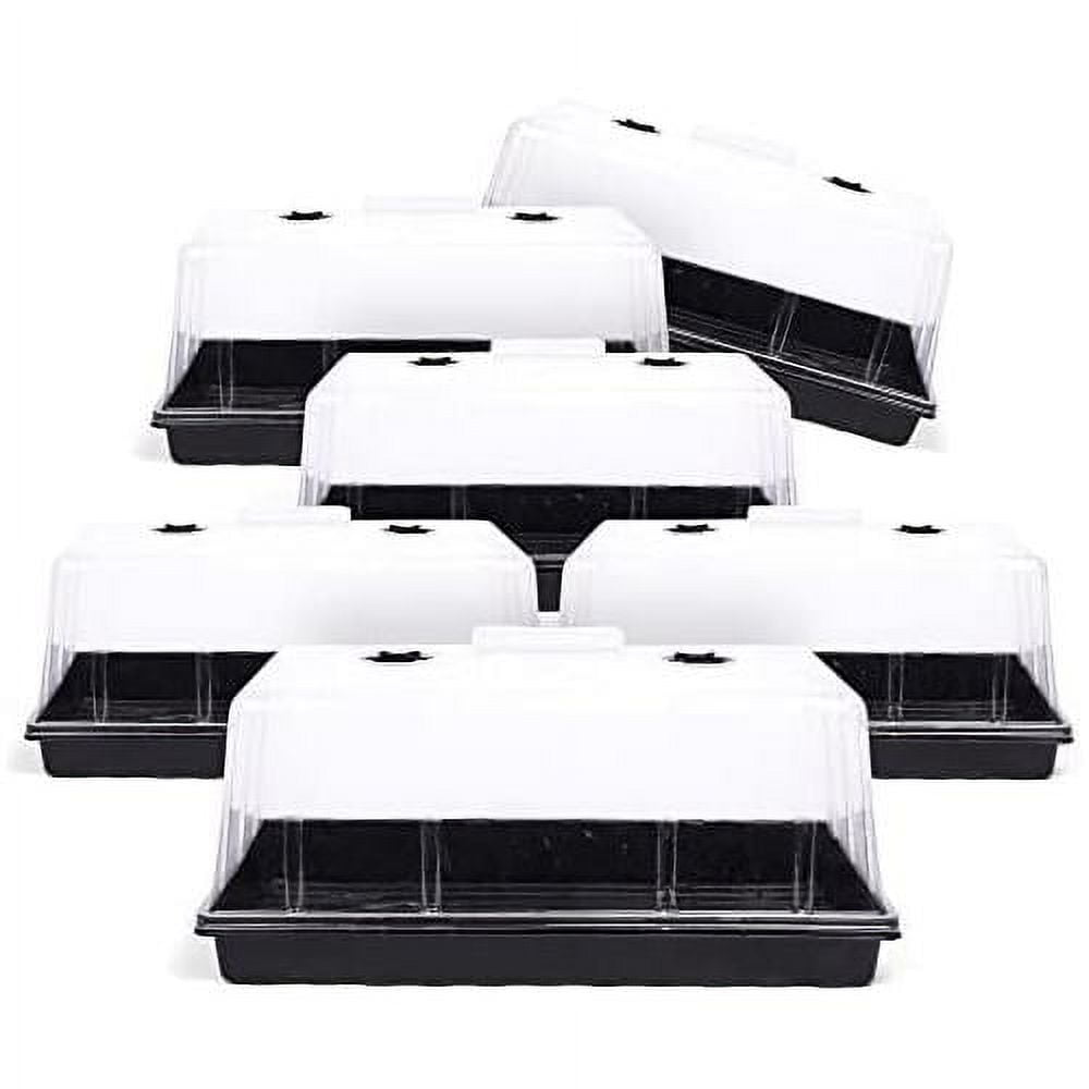 Trays and Humidity Domes 6 Pack 1020 Trays Cloning Germination and