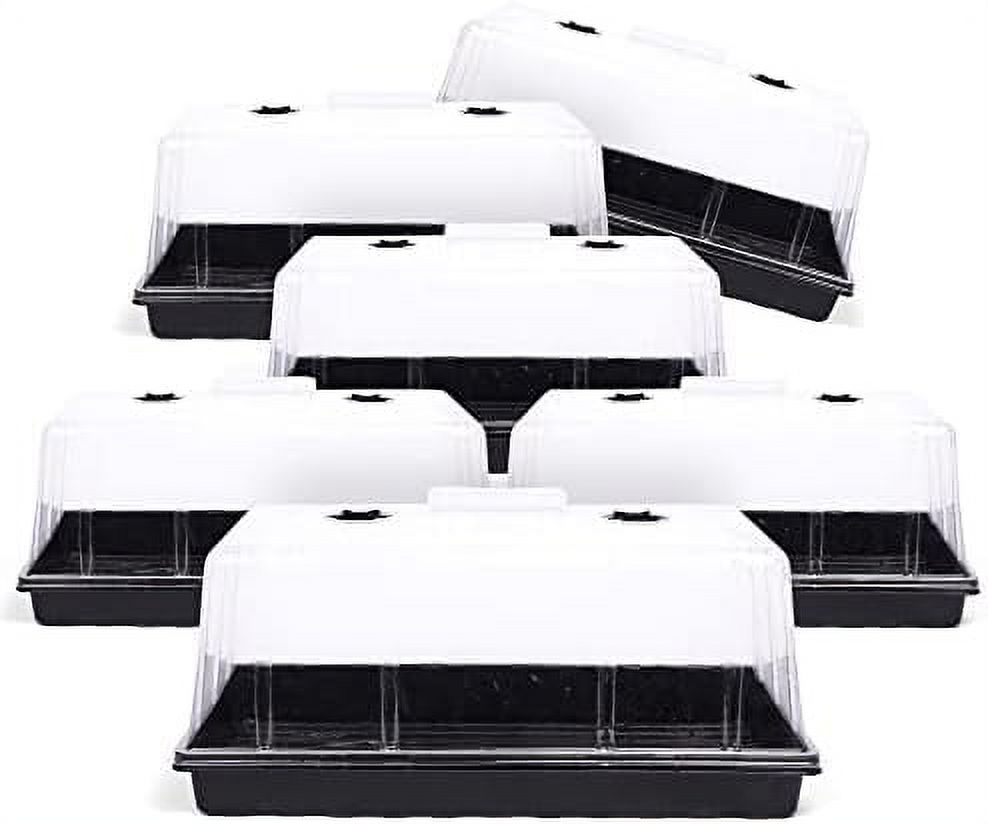 Trays and Humidity Domes 6 Pack 1020 Trays Cloning Germination and