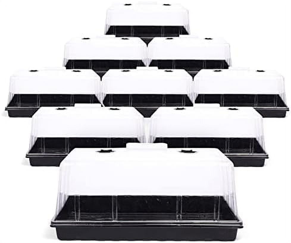 Trays and Humidity Domes 9 Pack 1020 Trays Cloning Germination and