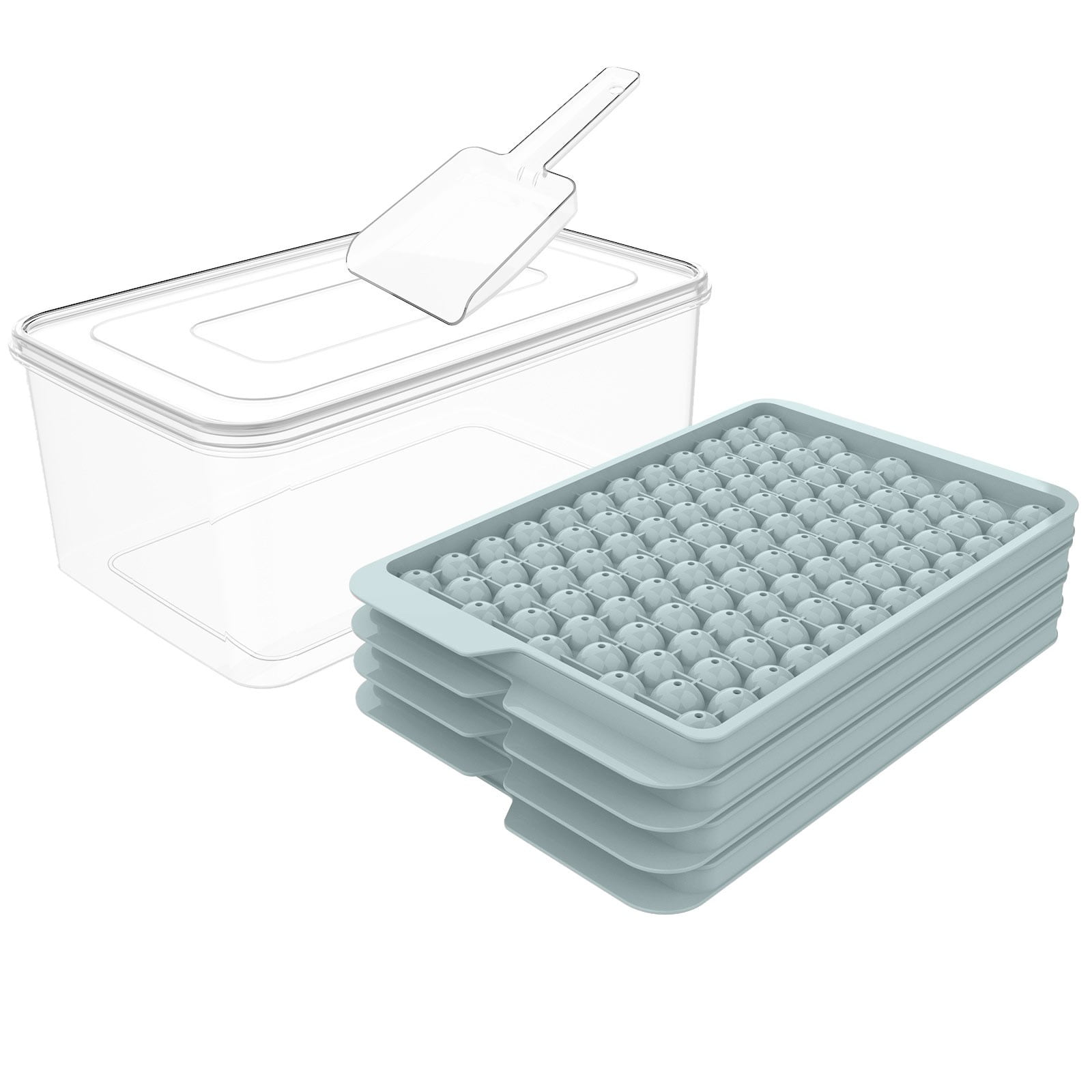 Trays Small Tray Crushed Ice Tray For Chilled Drinks Coffee Juice Freezer Trays Baby Food Silicone Ice Silicone Freezing Tray round Ice Trays Small Ice Cubes Ice Trays for Ice for Infusion Set Ice