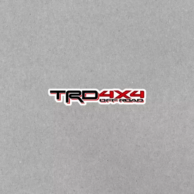 Trd 4X4 Off Road Racing Developement Tacome Tundra Truck Decal ...