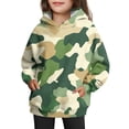 thumbnail image 1 of TrdSipl Camo Hoodies for Teen Girls Funny Leaf Graphic Hooded Sweatshirt Oversized Casual Camouflage Pullover With-Pocket, 1 of 5