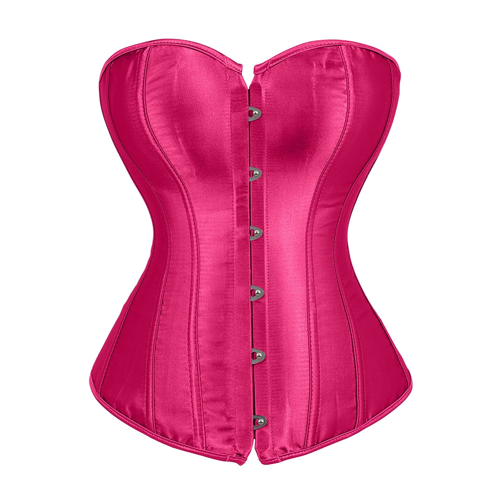 トップス Satin lingerie corset tops Amazon.com: Women Satin Corset Tops Padded Overbust Bustier