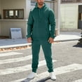 thumbnail image 1 of TrdSipl Men Tracksuit 2 Pieces Hoodies with Sweatpants Sets Workout Jogging Sweatsuit Sets for Men Loose Fit Cozy Sport Suit Sets, 1 of 8