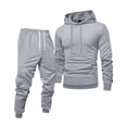 thumbnail image 1 of TrdSipl Mens 2 Piece Tracksuit Outfit Warm Up Jogging Sets Long Sleeve Hoodies & Sweatpants Set Casual Sport Gym Sweatsuits, 1 of 5