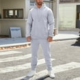 thumbnail image 1 of TrdSipl Mens Casual Tracksuit 2 Pieces Hoodies with Sweatpants Sets Running Jogging Sweatsuit Sets for Men Loose Comfy Athletic Suit Sets, 1 of 8