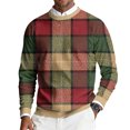 thumbnail image 1 of TrdSipl Mens Christmas Sweaters Reindeer Vacation Party Knitted Sweater Christmas Funny Big & Tall Long Sleeve Crew Neck Graphic Pullover, 1 of 7