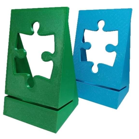 TrdSipl Puzzle Box Stand Craft from Polylactic Acid Materials for Long Time Use and Display of Puzzles Ensuring Stability Sturdy Puzzle Rack (Random color,2pc)