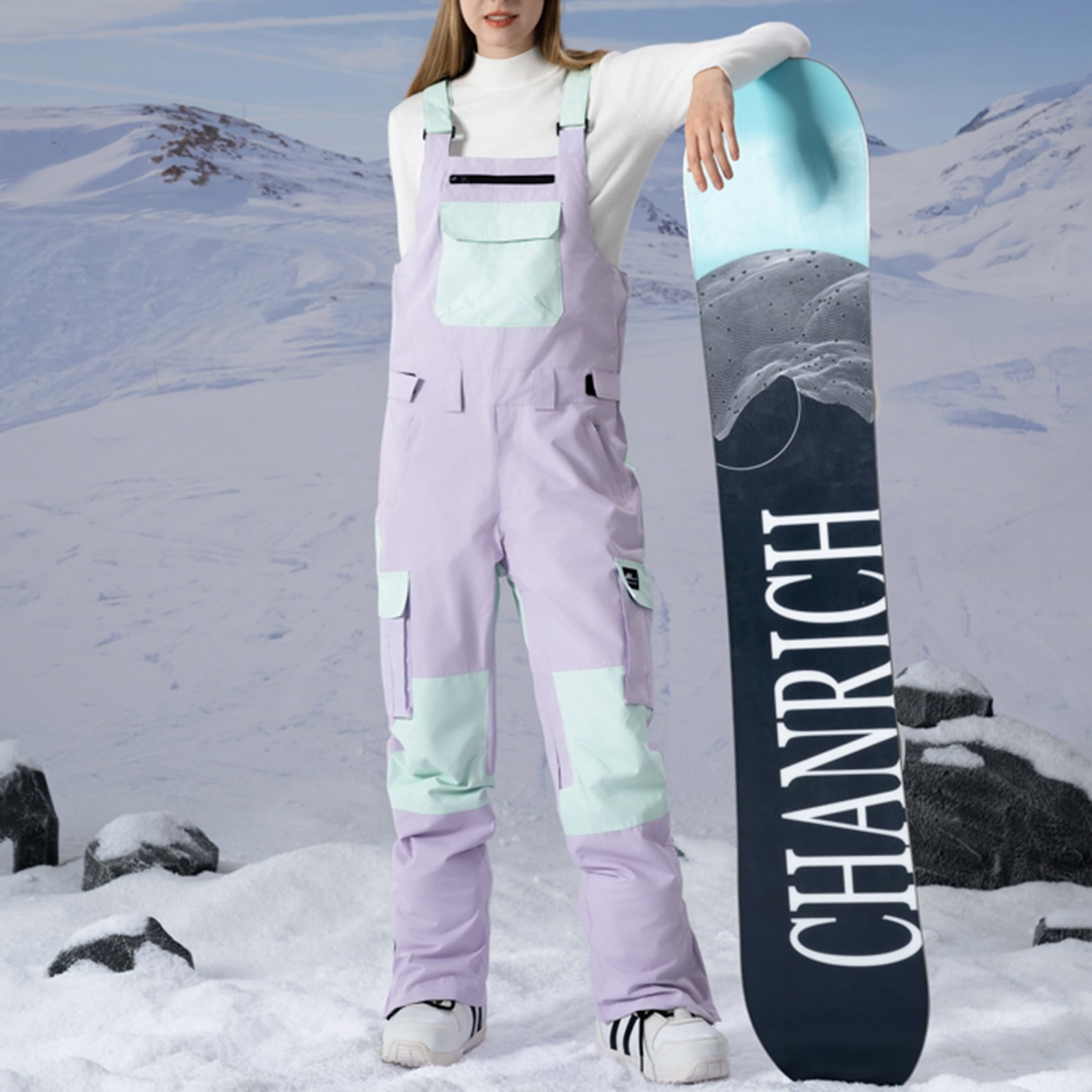 Ski Broek GSOU SNOW Dames Skipak Set - Skijas & Skibroek, Waterdicht 15.000mm, Ademend, Geïsoleerd Dames Skipak Skijas Skibroek