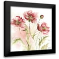 thumbnail image 1 of Tre Sorelle Studios 12x12 Black Modern Framed Museum Art Print Titled - Blush Watercolor Poppy III, 1 of 5