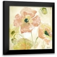 thumbnail image 1 of Tre Sorelle Studios 12x12 Black Modern Framed Museum Art Print Titled - Watercolor Blush I, 1 of 5