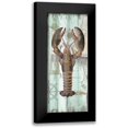 thumbnail image 1 of Tre Sorelle Studios 12x24 Black Modern Framed Museum Art Print Titled - Antique La Mer Sea Creature Panel I, 1 of 5