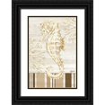 thumbnail image 1 of Tre Sorelle Studios 13x18 Black Ornate Wood Framed with Double Matting Museum Art Print Titled - Calm Shores X, 1 of 4
