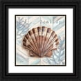 thumbnail image 1 of Tre Sorelle Studios 15x15 Black Ornate Wood Framed with Double Matting Museum Art Print Titled - Chevron Shell VI, 1 of 4