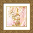 thumbnail image 1 of Tre Sorelle Studios 15x15 Gold Ornate Wood Framed with Double Matting Museum Art Print Titled - Rose All Day VI (Bubbly Bliss), 1 of 4