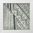 thumbnail image 1 of Tre Sorelle Studios 15x15 White Modern Wood Framed Museum Art Print Titled - Boho Tribal Cloth III, 1 of 4