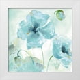 thumbnail image 1 of Tre Sorelle Studios 20x20 White Modern Wood Framed Museum Art Print Titled - Watercolor Garden Blue I, 1 of 4