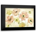 thumbnail image 1 of Tre Sorelle Studios 24x17 Black Modern Framed Museum Art Print Titled - Watercolor Blush Landscape, 1 of 5