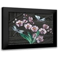 thumbnail image 1 of Tre Sorelle Studios 24x19 Black Modern Framed Museum Art Print Titled - Boho Orchid landscape black, 1 of 5