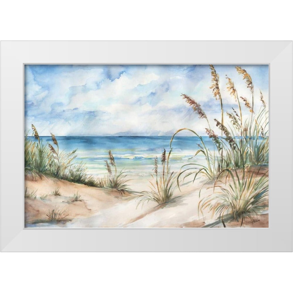 Tre Sorelle Studios 32x23 White Modern Wood Framed Museum Art