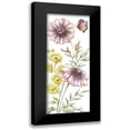 thumbnail image 1 of Tre Sorelle Studios 8x14 Black Modern Framed Museum Art Print Titled - Wildflower Stem panel V, 1 of 5