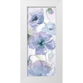 thumbnail image 1 of Tre Sorelle Studios 8x14 White Modern Wood Framed Museum Art Print Titled - Watercolor Garden Purple Panel I, 1 of 4