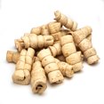 TreaWag Beef Cheek Rolls, Natural Hickory Flavored, Long Lasting Dog
